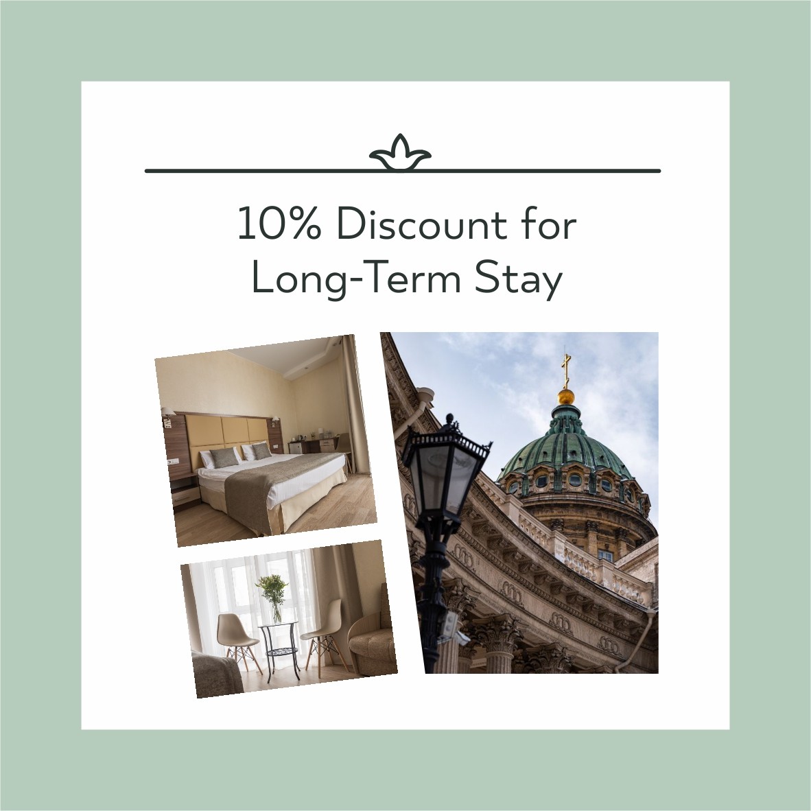 10% Discount for Long-Term Stay