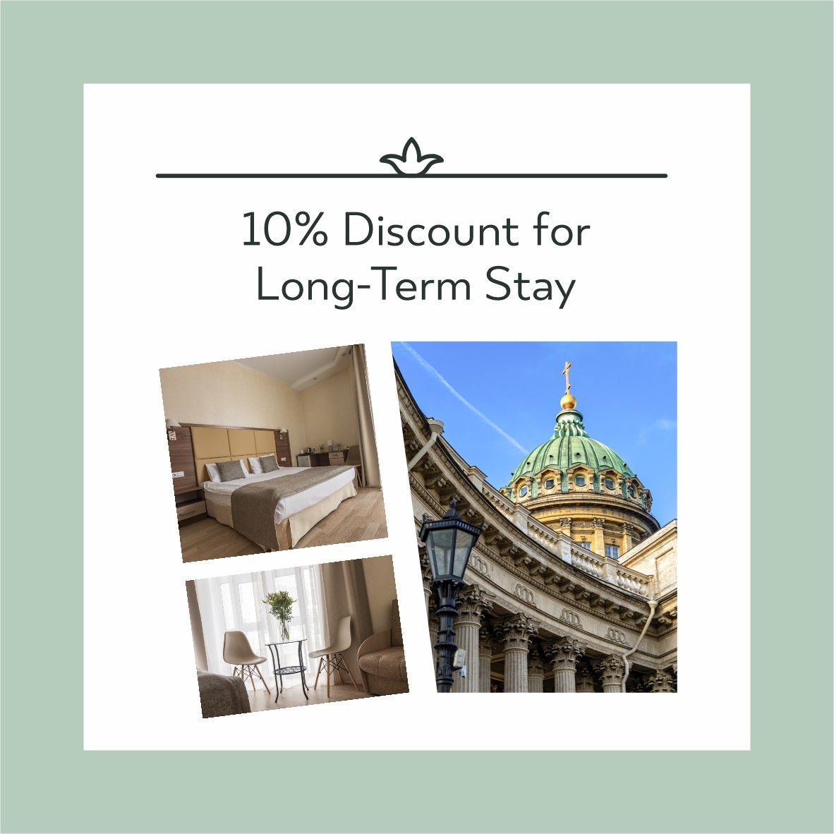 10% Discount for Long-Term Stay